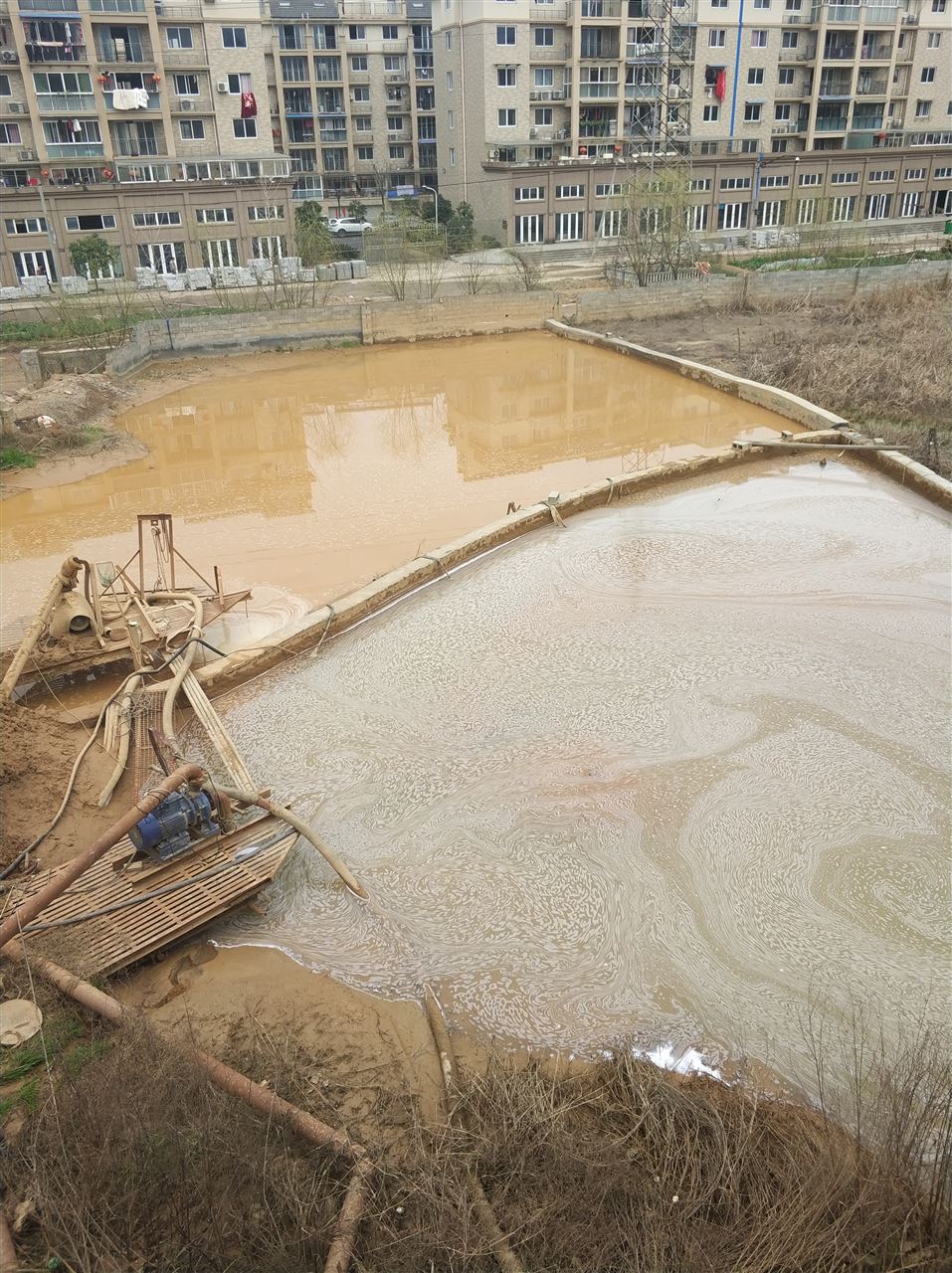 港北沉淀池淤泥清理-厂区废水池淤泥清淤